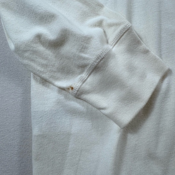 NWT Nautica Lightweight Cotton Crewneck Pullover Sweatshirt | White Size XL - Picture 8 of 8